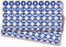 iSYFIX Blue Consecutive Number Stickers 1 to 100, 1-inch, Vinyl Self Adhesive Premium Decal for Organizing,