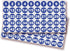 iSYFIX Blue Consecutive Number Stickers 1 to 100, 1-inch, Vinyl Self Adhesive Premium Decal for Organizing,