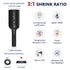 1/2inch Heat Shrink Tubing, 16.4 Ft 3:1 Dual Wall Adhesive Lined, Waterproof Marine Shrink Wrap Tubing for Wire