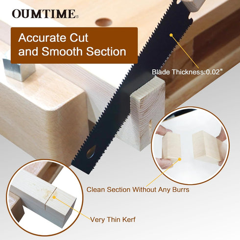 Mini Hand Saw 6 Inch Japanese Pull Saw, Double Edges Flush Cut Saw for Woodworking Tools