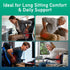 Ergonomic Seat Cushion for Office Chair High-Density Memory Foam Support with U-Shaped Coccyx Cut-Out, Stable Comfort