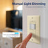 Dimmer Dimmable 200W 3-Way, 120 LIDER Motion Sensor Switch for LED/CFL Lights, V, Modern Upgrade, No Neutral Required