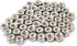 POWERTEC QLN1101 Nylon Insert Lock Nut Set, 1/4"-20, 18-8 304 Stainless Steel, 50 Pack