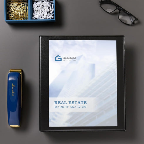 Avery Economy Showcase View 3 Ring Binder, 3 Inch Slant Rings, 1 Black Binder (19750)