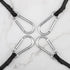 ZHOUBIN 24 Inch Black Bungee Cords - 4 Pcs with Carabiner Hooks for Secure Tie Downs