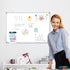 DOLLAR BOSS Magnetic Dry Erase Board, 24 x 18 Inch Double-Sided Whiteboard for Office, School, Home with 8 Magnets