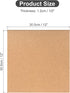 PATIKIL 12" x 12" Cork Board Tiles, 12 Pack Square Bulletin Board with Self Adhesive and Push Pin Clips for Home &