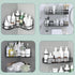 4 PCS Corner Shower Caddy Adhesive Sticker Replacement Hook, for Shower Caddy Bathroom Rack Shelf Soap Dish Basket Wall