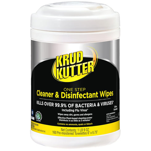 367508 One Step Cleaner & Disinfectant Wipes, 160 Wipes