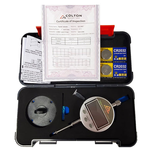 42020 | 1" Digital Dial Indicator x 0.0005" Graduation Electronic Drop Indicator
