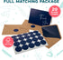 Set 20 Pack 4x6 VNS Creations Bundle - Thank You Cards With Envelopes Bulk & Stickers - - Navy Blue and Navy Blank