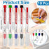 Tasunte 10 Pcs Long Head Deep Hole Marker - Long Nib Marker, Multi-purpose Deep Hole Marker Pens, Quick Dry Waterproof