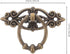 Generic 6pcs Vintage Bronze Swing Drawer Pulls Handles, Retro Zinc Alloy Bail Cabinet Handles for Dressers, Dressers