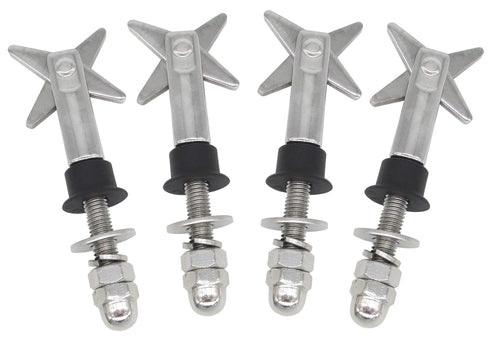 Toggle Anchor Bolts, Heavy Duty Hollow Wall Anchors, 304 Stainless Steel, Pack of 4