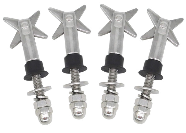 Toggle Anchor Bolts, Heavy Duty Hollow Wall Anchors, 304 Stainless Steel, Pack of 4