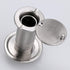 Sumnacon Safety Door Viewer, Solid Brass 220-degree Door Viewer/Peephole with Heavy Duty Privacy Cover (2 Pcs Silver)