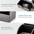 Vlando Office Desk Organizer, Leather Caddy with Drawer for Storing Desktop Supplies and Accessories, Grey Set