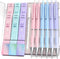 Four Candies 0.7mm Mechanical Pencil Set, 6PCS Cute Pencils with Lead Refills and Erasers