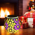 Mosaic Solar Lights Outdoor Lanterns, Decorative Waterproof Hanging Lanterns, Solar Night Lights for Garden, Patio,
