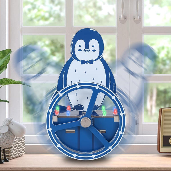 DIY Penguin Soldering Kit, Wobbling Penguin Soldering Project with Motion-Activated RGB Lights,
