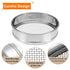 PATIKIL 12 Mesh Lab Sieve, 8" Diameter Test Sieve with 304 Stainless Steel Wire Cloth for Industrial Laboratory