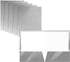 Better Office Products 2 Pocket Glossy Laminated Metallic Silver Paper Folders, Letter Size, 25 Pack