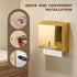 Commercial Wall Mounted Stainless Steel Paper Towel Dispenser with Lock, Polished Mirror Finish, Fits C-Fold, Tri-Fold