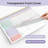 Weekly To Do List Notepad, 52 Undated Sheets, 8.5"×11", Desk Planner for Work and Home, Violet Dream