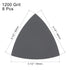 uxcell Triangular Sandpaper Hook and Loop Pad, 3-1/2" Oscillating Multi-Tool, Silicon Carbide, 1200 Grit, 8pcs