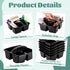 6 Pack 3 Classroom Caddy with Handle Plastic Storage Caddy Organizer with Compartments Desk Caddies Holder Portable