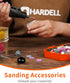 HARDELL 227pcs Rotary Tool Accessories Kit, 1/8"(3.2mm) Diameter Shanks, Universal Fitment for Cutting, Polishing,