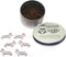 Dog Dachshund Shaped Paper Clips, Great for Collectors or Dog Lovers (Brown - 100 Count Silver Tin)
