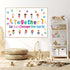 Together We Can Change The World Classroom Bulletin Board Set, Hands with Hearts, Diverse Children Cutouts