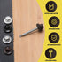 250pcs #10 x 1-1/2" White Hex Head Self-Drilling Metal Roofing Screws, EPDM Washer, Colored Head, Sheet Metal Roof