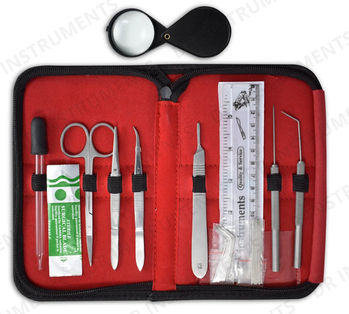 Plant Study & Plant Research Kit, 22 PC - Botany Dissection kit for Lab and Field Study