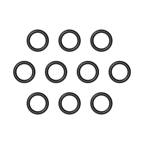 10 PCS Nitrile Rubber O Ring, 13mm OD, 8mm ID, 2.5mm Width, Black Sealing Gasket for Plumbing and Automotive