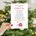 Goroar Daddy To Be Christmas Card, Merry Christmas Daddy to be Poem Card, Christmas Card From The Bump, Cannot Wait