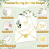 Motiskyy 100 120 4x6 Pcs Wedding Thank You Cards with Envelopes Bulk Stickers V Flap Envelopes with Gold Border Cards