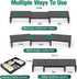 OPNICE Dual Computer Monitor Stand Riser, Desk Organizer with Drawer, Office Desk Accessories & Workspace Organizers