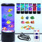 Bubble Fish Lamp Electric Fish Tank Table Lamp Fake Aquarium with Color