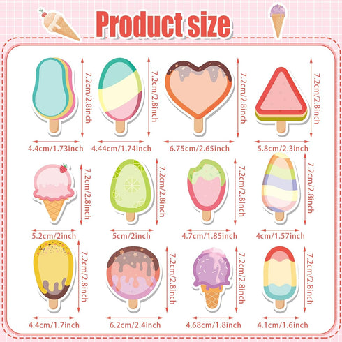Yinder 24 Pads Cute Kawaii Sticky Notes, Cartoon Sticky Note Pads for Office Home Students, Fun Self Stick Memo Pad