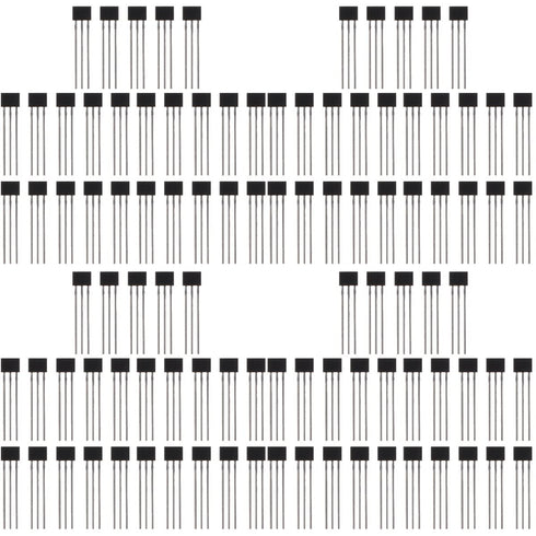 ULTECHNOVO 100pcs A3144 Hall Effect Sensor for High-Temperature Operation