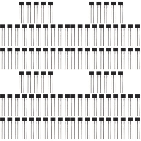 ULTECHNOVO 100pcs A3144 Hall Effect Sensor for High-Temperature Operation