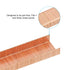 PATIKIL Staples for Stapler, 6 Pack #10 Mini 3/16 Inch Length Staples - Rose Gold