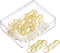 YOKIVE 20 Pcs Love Shape Paper Clips, Gold, 1.34-Inch, Great for Art, Home, Daily Use, Keep Desk Neat