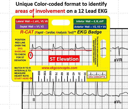 R-CAT EKG Identification Badge