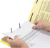 Smead Pressboard Classification File Folder - SafeSHIELD Fasteners, 1 Divider, 2" Expansion, Letter Size, Yellow