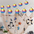 Beach Seashell String Lights, 8.3FT Ocean Themed 10 LED Warm White Fairy Lights for Patio Garden Wedding Decor