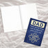 BETHEGIFT Dad Card for Fathers Day - Fathers Day Card - Thank You Card for Dad - Dad Birthday Card from Daughter, Son