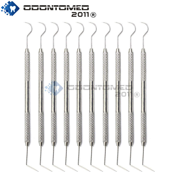OdontoMed2011 10 PCS Explorer 6/23 Probe Dental Diagnostic PERIODONTAL Double Ended Stainless
